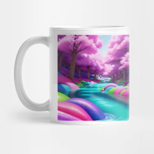 Bubblegum River Forest Mug